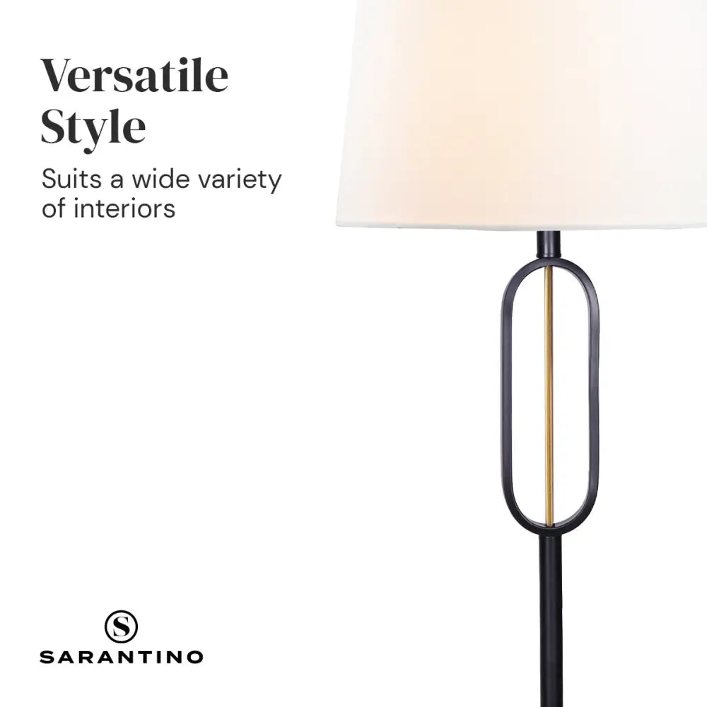 Sarantino Classic Floor Lamp with Empire Shade - Home & Garden > Lighting