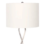 Sarantino Contemporary Table Lamp In Nickel Finish - Home & Garden > Lighting