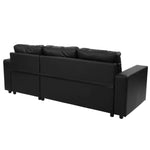 Sarantino Corner Sofa Linen Lounge Couch L-shaped Modular Furniture Home Chaise Grey - Furniture > Sofas
