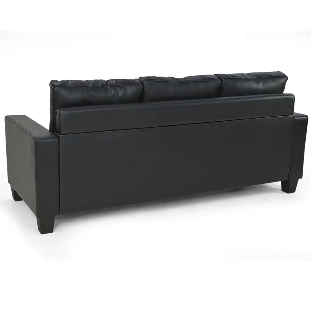 Sarantino Corner Sofa Lounge Couch Modular Furniture Chair Home Pu Leather Chaise White L Shape - Furniture > Sofas