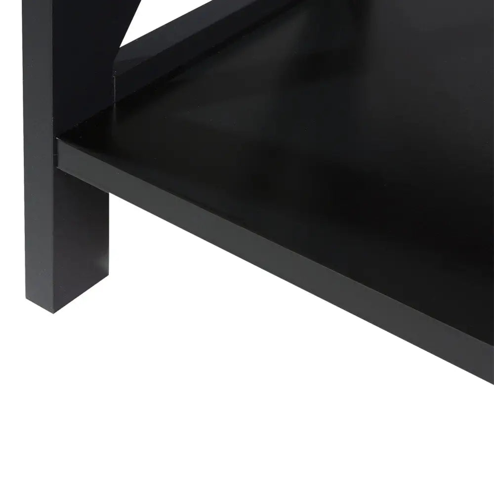 Sarantino Daphne 5-tier Cross Panel Bookshelf - Furniture > Living Room > Bookcases & Shelves