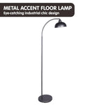 Sarantino Dark Grey Floor Lamp Industrial Chic Adjustable Angle - Home & Garden > Lighting