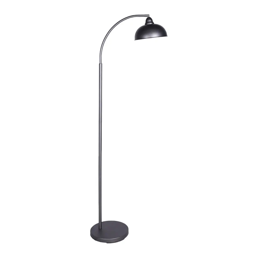 Sarantino Dark Grey Floor Lamp Industrial Chic Adjustable Angle - Home & Garden > Lighting