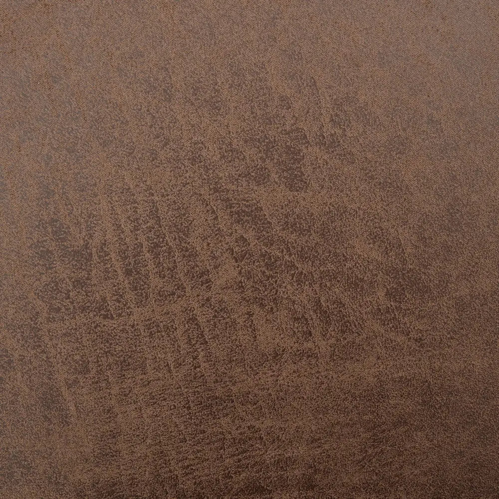 Sarantino Distressed Fabric Sofa Bed Couch Lounge - Brown - Furniture > Sofas