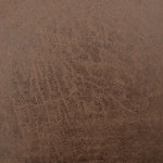 Sarantino Distressed Fabric Sofa Bed Couch Lounge - Brown - Furniture > Sofas