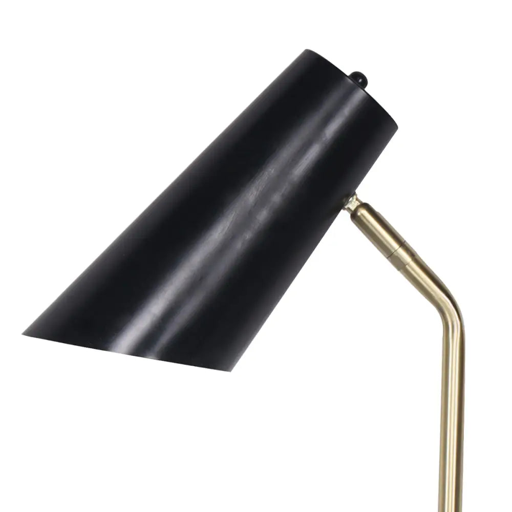 Sarantino Electric Reading Light Table Lamp Brass Finish - Black - Home & Garden > Lighting