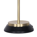 Sarantino Electric Reading Light Table Lamp Brass Finish - Black - Home & Garden > Lighting