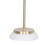 Sarantino Electric Reading Light Table Lamp Brass Finish - White - Home & Garden > Lighting