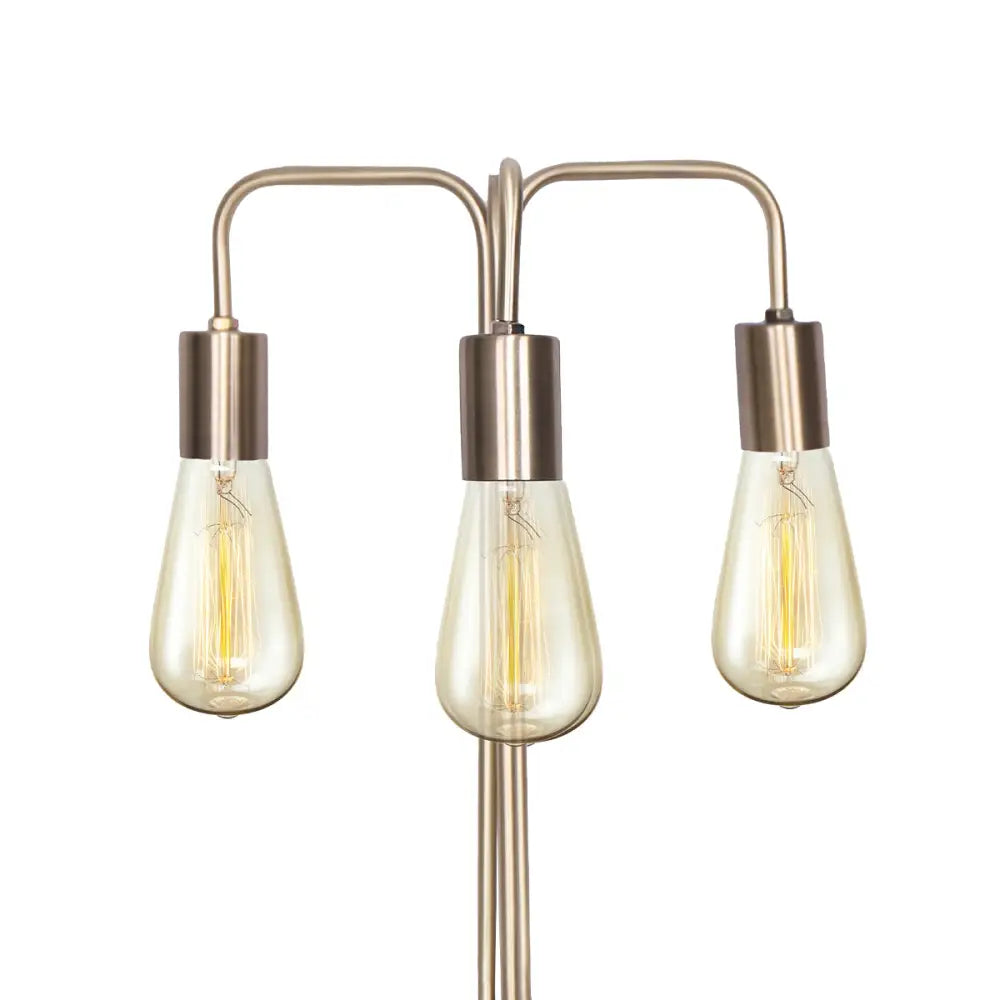 Sarantino Exposed Bulb Industrial Table Lamp - Home & Garden > Lighting