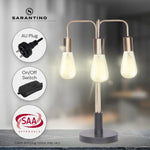 Sarantino Exposed Bulb Industrial Table Lamp - Home & Garden > Lighting