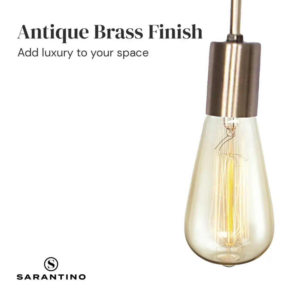 Sarantino Exposed Bulb Industrial Table Lamp - Home & Garden > Lighting