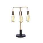 Sarantino Exposed Bulb Industrial Table Lamp - Home & Garden > Lighting
