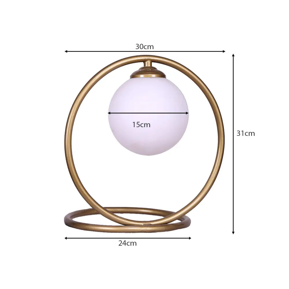 Sarantino Gold Metal Table Lamp - Home & Garden > Lighting