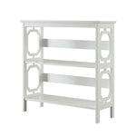 Sarantino Laurel 3-Tier Bookshelf Display Rack in White - Furniture > Living Room > Bookcases & Shelves
