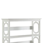 Sarantino Laurel 3-Tier Bookshelf Display Rack in White - Furniture > Living Room > Bookcases & Shelves