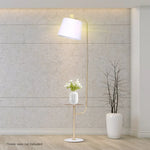 Sarantino Marble & Metal End Table Top Floor Lamp - Home & Garden > Lighting