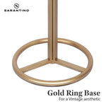 Sarantino Metal Floor Lamp with White Acrylic Shade by Sarantino - Home & Garden > Lighting