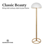 Sarantino Metal Floor Lamp with White Acrylic Shade by Sarantino - Home & Garden > Lighting