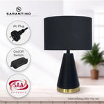 Sarantino Metal Table Lamp in Black and Gold - Home & Garden > Lighting