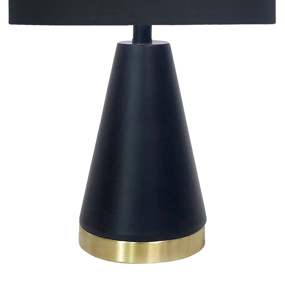 Sarantino Metal Table Lamp in Black and Gold - Home & Garden > Lighting