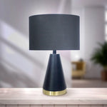 Sarantino Metal Table Lamp in Black and Gold - Home & Garden > Lighting