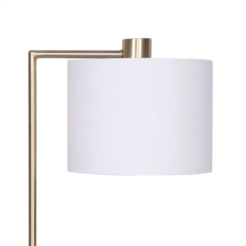 Sarantino Metal Task Lamp with USB Charging Port Antique Brass Finish - Home & Garden > Lighting