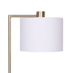Sarantino Metal Task Lamp with USB Charging Port Antique Brass Finish - Home & Garden > Lighting
