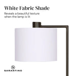 Sarantino Metal Task Lamp with USB Charging Port Bronze Finish - Home & Garden > Lighting