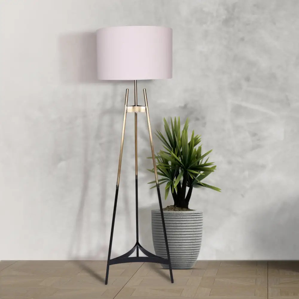 Sarantino Metal Tripod Electric Floor Lamp Gradient Finish - Home & Garden > Lighting