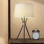 Sarantino Metal Tripod Table Lamp with Antique Brass Accent - Home & Garden > Lighting