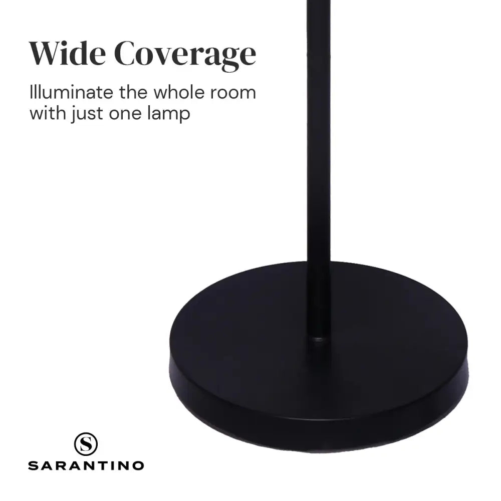 Sarantino Modern Exposed Bulb 4-Arm Industrial Light Floor Lamp - Home & Garden > Lighting
