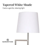 Sarantino Nickel Metal Arc Floor Lamp - Home & Garden > Lighting
