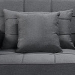Sarantino Suri 3-in-1 Convertible Lounge Chair Bed - Dark Grey - Furniture > Sofas