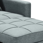 Sarantino Suri 3-in-1 Convertible Sofa Chair Bed - Airforce Blue - Furniture > Sofas