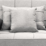 Sarantino Suri 3-in-1 Convertible Sofa Chair Bed Lounger - Light Grey - Furniture > Sofas