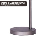 Sarantino Table Lamp Industrial Chic Adjustable Angle - Dark Grey - Home & Garden > Lighting