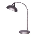 Sarantino Table Lamp Industrial Chic Adjustable Angle - Dark Grey - Home & Garden > Lighting
