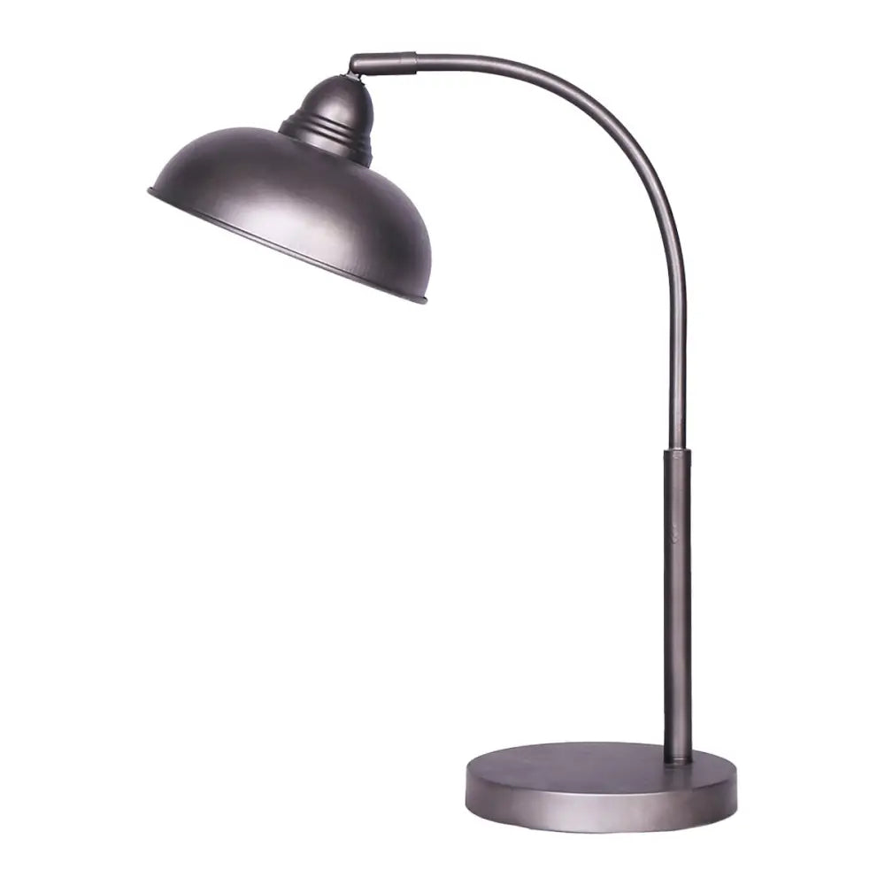 Sarantino Table Lamp Industrial Chic Adjustable Angle - Dark Grey - Home & Garden > Lighting