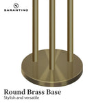 Sarantino Three Metal Shade Floor Lamp - Home & Garden > Lighting