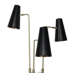 Sarantino Three Metal Shade Floor Lamp - Home & Garden > Lighting