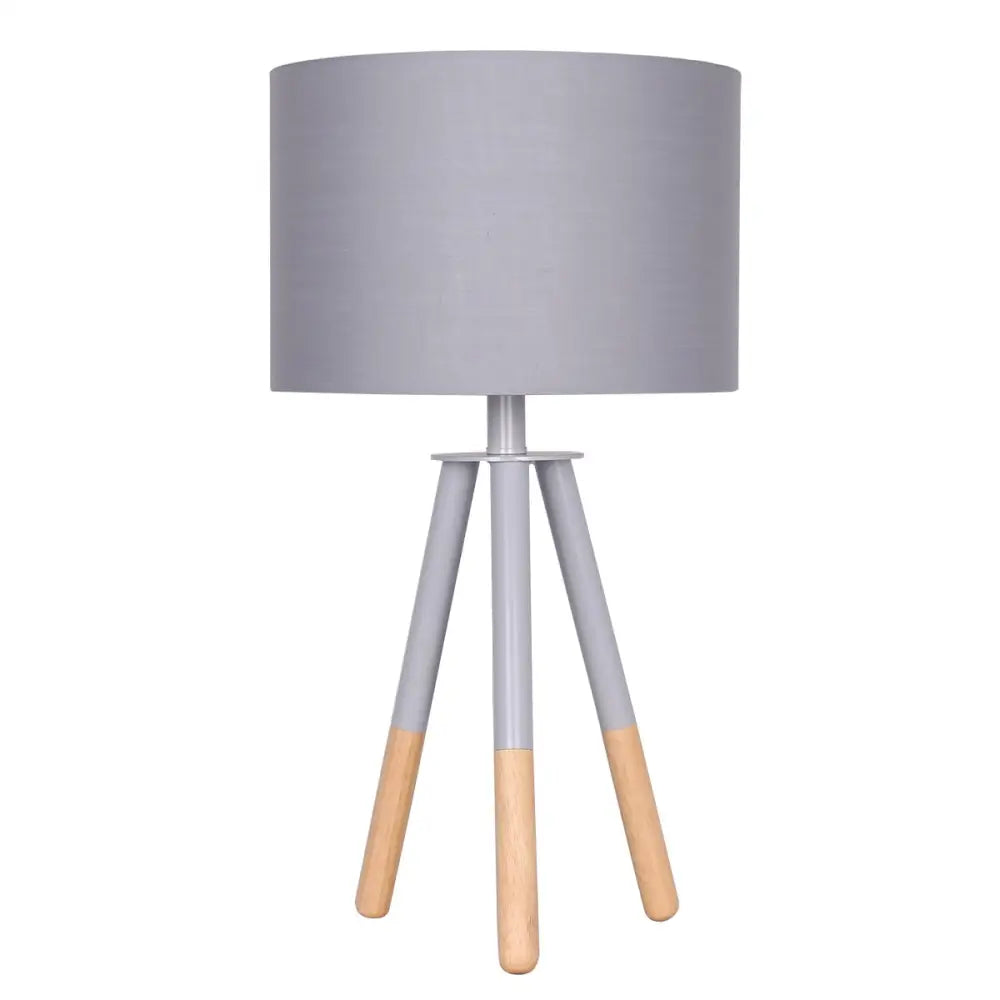 Sarantino Tripod Desk Lamp in Metal & Wood Nordic Minimalist Light - Home & Garden > Lighting