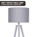 Sarantino Tripod Desk Lamp in Metal & Wood Nordic Minimalist Light - Home & Garden > Lighting