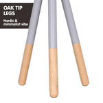 Sarantino Tripod Desk Lamp in Metal & Wood Nordic Minimalist Light - Home & Garden > Lighting