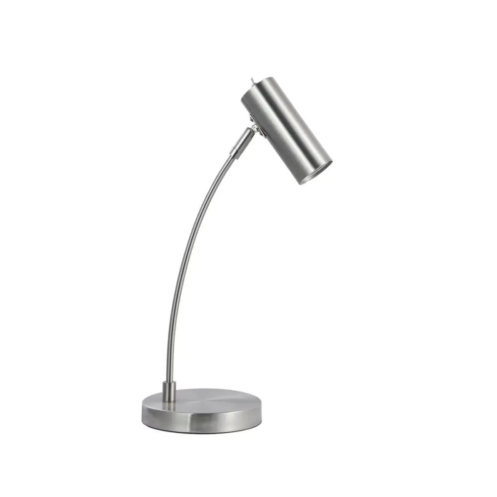 Sarla Table Lamp - Satin Chrome - Home & Garden > Lighting