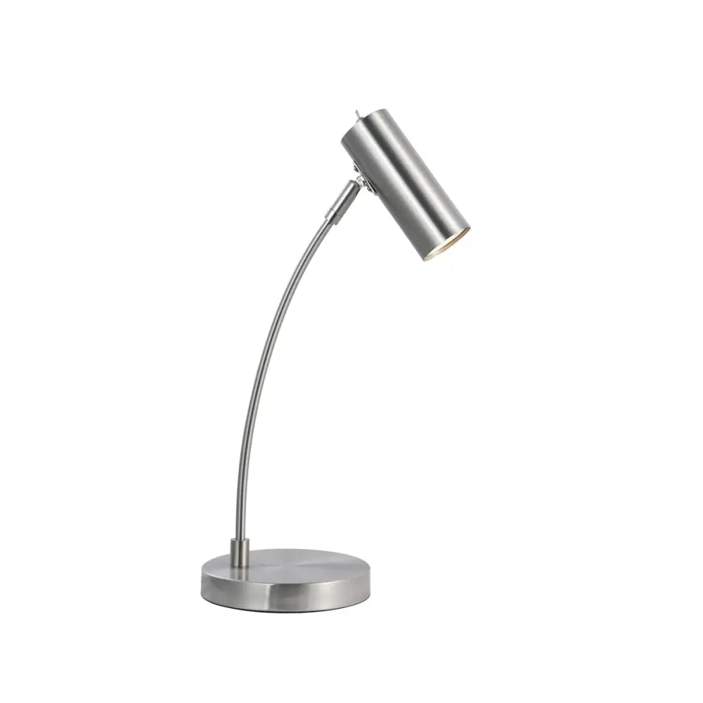 Sarla Table Lamp - Satin Chrome - Home & Garden > Lighting