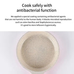 Sauce Pot Frying Pan w/ a Lid Set Non-Stick Stone Induction IH Frypan 16cm IVORY - Home & Garden > Kitchenware