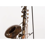 Saxophone Statue Display Ornament for Home Decor in Copper Finish - Home & Garden > Decor