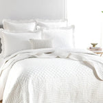 Scallop Jacquard Pearl Coverlet Set by Renee Taylor Single/Double - Home & Garden > Bedding > Bed Sheets