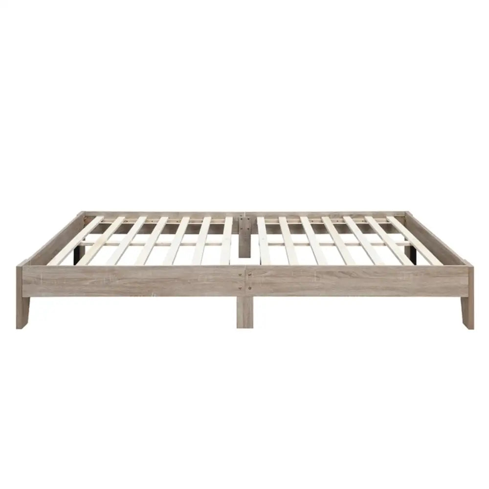 Scandi Bed Base - Queen - Furniture > Bedroom > Beds & Bed Frames