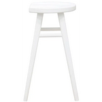 Scandinavian Timber Kitchen Counter Stool (White) - Home & Garden > Home & Garden Others
